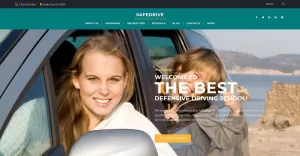 SafeDrive - Driving School Responsive WordPress Theme