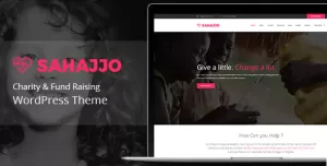 Sahajjo - Charity / Fundraising Nonprofit  WordPress Theme