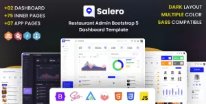 Salero - Restaurant Admin Bootstrap Template