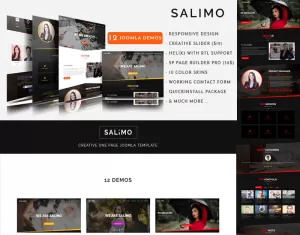 Salimo - Creative One Page Joomla 4 Template