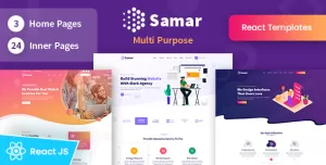 Samar  Creative Agency React  NextJs Template