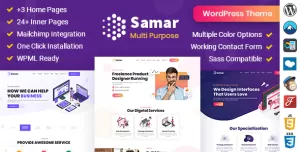 Samar  Creative Agency WordPress Theme