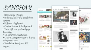 SANCHAY - Blog and Magazine WordPress Theme - Themes ...