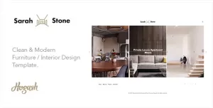 SarahStone furniture HTML template
