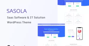 Sasola - SaaS Software and IT Solution WordPress Theme