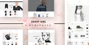 Sassy Girl - Fashion Minimal Online Shopping Website Template