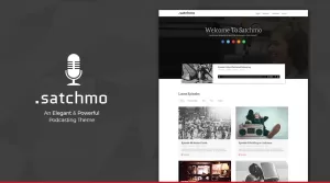 Satchmo - Minimal Podcast WordPress Theme
