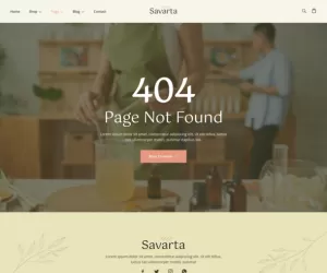 Savarta – Spa & Bodycare Shop Elementor Template Kit