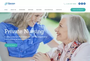 Saveo - In-home Care Agency WP Theme