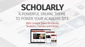 Scholarly - Great Drupal 7 Theme For Academia - Themes ...