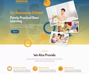 Schooly - Education & Online Courses Elementor Template Kit