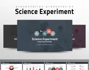 Science Experiment PowerPoint template - TemplateMonster