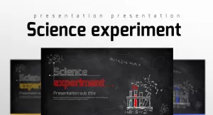 Science Experiment PowerPoint template - TemplateMonster