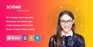 Sciome - Creative Resume & Portfolio HTML5 Template