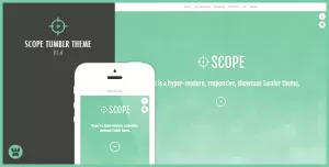 Scope - A Responsive Showcase Tumblr Theme