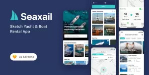 Seaxail - Sketch Yacht & Boat Rental App