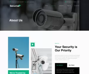 Securize – CCTV & Security Elementor Template Kit