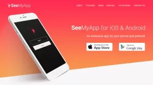 SeeMyApp - App Landing Page