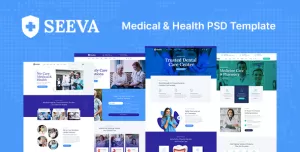 Seeva - Medical and Dental PSD Template