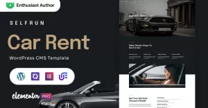 Selfrun - Car Rent WordPress Elementor Theme