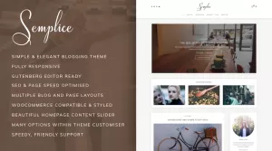 Semplice - Modern Personal Blogging Theme for WordPress ...