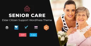 Senior Care - Elder Citizen Support WordPress Theme