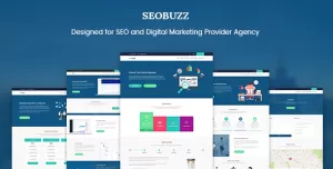 SEObuzz - SEO Analysis and Marketing Service Provider Agency Template
