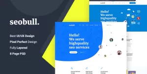 Seohub -  Startup & Agency PSD Template