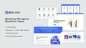 SEOLand - Marketing SEO Agency WordPress Theme - Themes ...