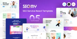 SEOMY - Digital Marketing & SEO Agency React Next js Template