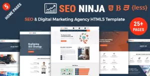 SEONinja - SEO & Digital Marketing Agency HTML Template