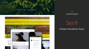 Serif - A Modern WordPress Blog Theme