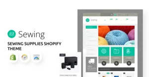 Sewing Supplies eCommerce Shopify Theme - TemplateMonster