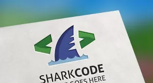 Shark Code Logo Template