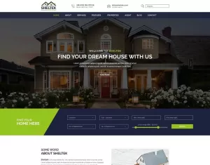 Sheltek - Real Estate Responsive Website Template