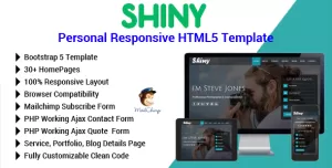 Shiny - Personal Responsive HTML5 Template