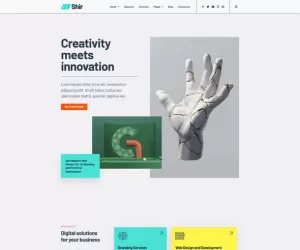 Shir - Creative Agency & Portfolio Elementor Template Kit