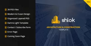 Shlok - Construction and Architect Template