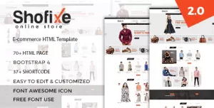 Shofixe - Fashion HTML Template