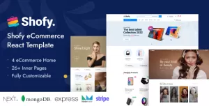 Shofy – eCcommerce Next js Template + Admin panel