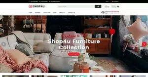 Shop4U - Furniture Responsive Magento Theme - TemplateMonster
