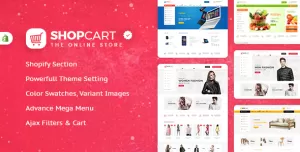 Shopcart - Shopify Multi-Purpose Responsive For Fashion , Furniture, Electronics & Vegetables OS 2.0
