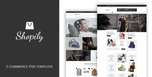 Shopily - Multi-Purpose E-Commerce PSD Template