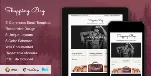 Shopping Bag - Responsive Ecommerce Email Template