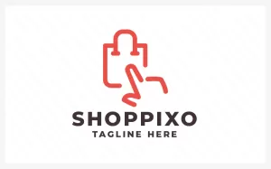 Shoppixo Marketing Pro Logo Template - TemplateMonster