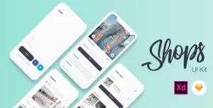 Shops - E-Commerce Mobile App UI Kit