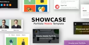 Showcase - Portfolio Mobile Template