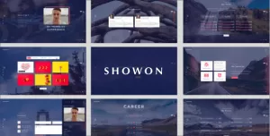 Showon - Full Screen Personal Portfolio Sketch Template