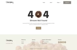 Shroomy -  Mushroom Shop Elementor Template Kit