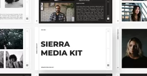 Sierra - Media Kit PowerPoint Template - TemplateMonster